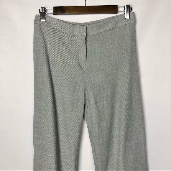 St. John Collection Gray Tweed Hook Closure Dress Pants 8 - Picture 3 of 7